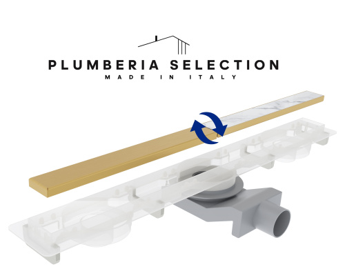 Душевой лоток Plumberia Selection PSM MODULAR PSM80OB напольный - фото 2