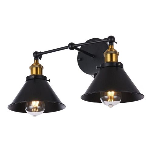 Бра Lumina Deco Gubi (Губи) LDW B018-2 BK - фото 3