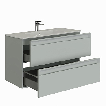 Тумба под раковину Allen Brau Eclipse 2.0 1.E1003.PWM 2.0 100х46х63 подвесная цвет серый