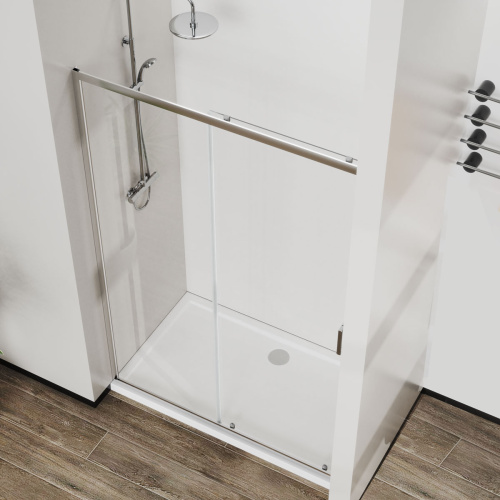 Душевая дверь Vincea City VDS-5CT140CL 140х195 стекло прозрачное профиль хром глянцевый - фото 4