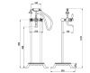 Смеситель BOCH MANN VICO B BM9654 напольный черный