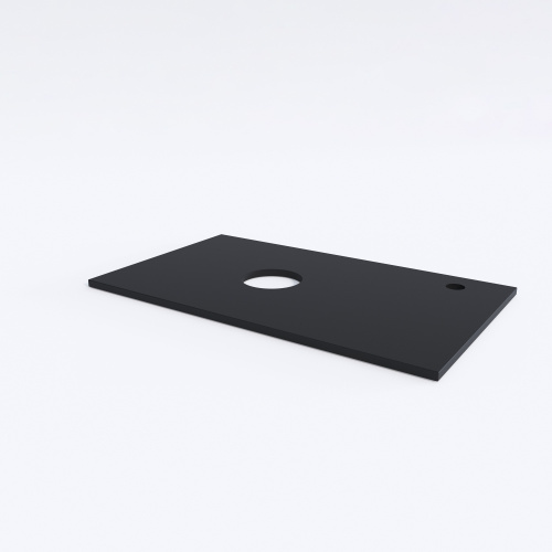 Столешница Grossman Флай 508002 77х44 накладная цвет серый - фото 2