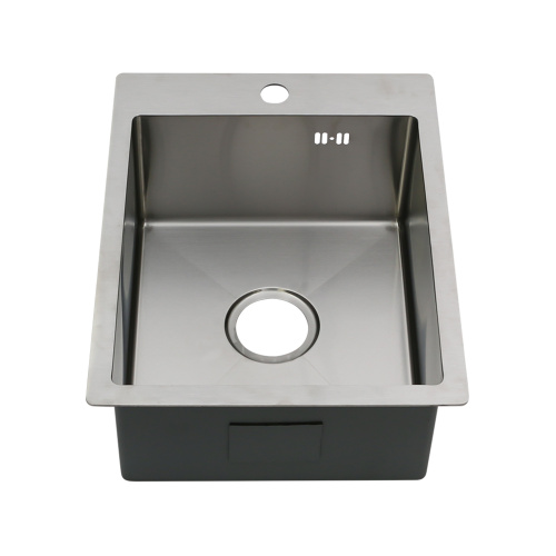 Кухонная мойка Melana ProfLine MLN-R4050H+коландер 40х50 цвет сатин поверхность матовая - фото 5