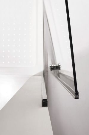 Душевая дверь Cezares ECO ECO-O-B-1-70-P-Cr 70х190 стекло рифленое профиль хром
