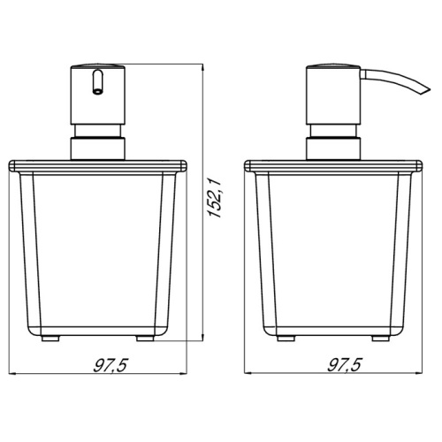 Диспенсер Emco Liaison 1821 001 06 - фото 2