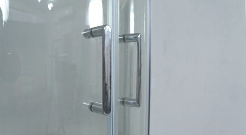 Душевой уголок Timo ALTTI-609C 90х90 стекло прозрачное профиль хром без поддона - фото 4