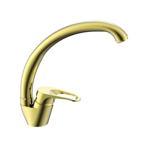 Смеситель для кухни Splenka S202 S202.41.03 на мойку золотой сатин - фото 2