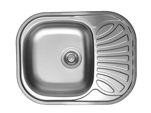 Кухонная мойка Ukinox Галант GAL620.480 -GT8K 2L 48х62 цвет стальной поверхность рифленая - фото 2