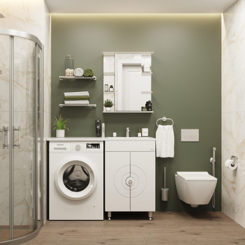 Тумба под раковину Onika Космос 106019 56х48х78 напольная - фото 4