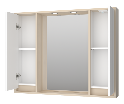 Зеркало-шкаф Brevita Balaton BAL-04100-03-01 98х14х80 подвесной - фото 4