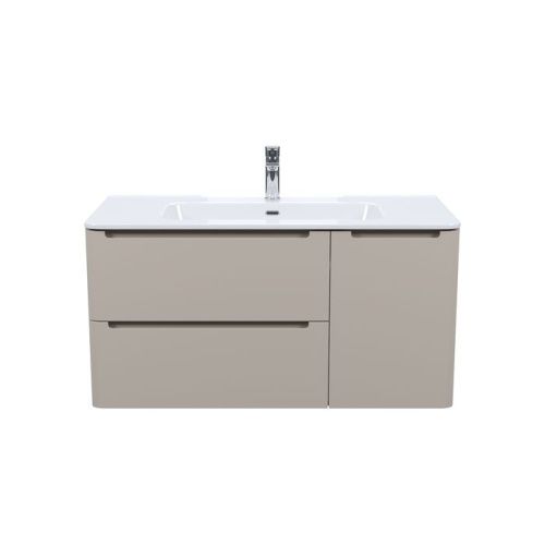 Тумба с раковиной IDDIS Edifice EDI10C0i95K 100х47х50 подвесная цвет бежевый - фото 2