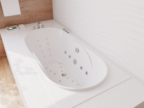 Ванна из литьевго мрамора Эстет Астра ФР-00014523 170х80 пристенная прямоугольная - фото 4