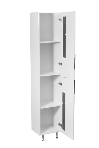 Шкаф-пенал Stella Polar Сильва SP-00000205 36х30х180 цвет белый - фото 4