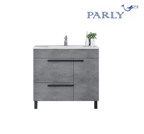 Тумба с раковиной Parly Gill Gill100 100х45,5х84 подвесная - фото 3