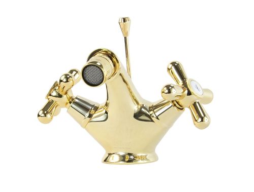 Смеситель Webert Armony AM710102010 на биде золото - фото 2