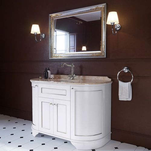 Тумба с раковиной TW collection York nuovo YOR4130-BA+S53 bi комплект 130х60 цвет белый