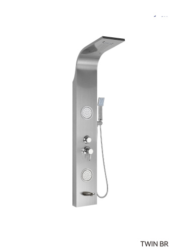 Душевая панель Cerutti SPA CT9988 прямоугольная настенная - фото 2