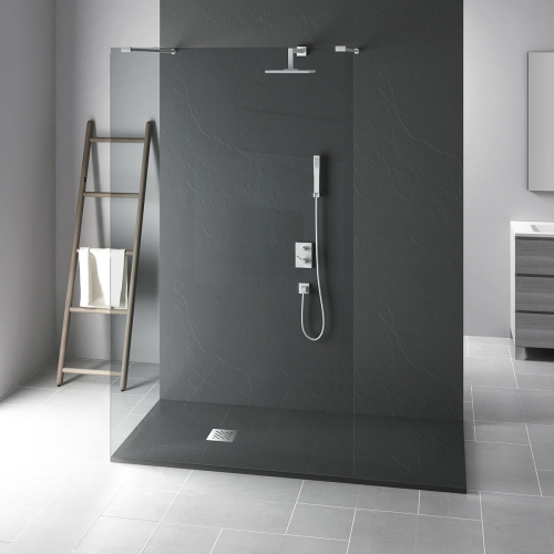 Душевой поддон Vincea H25 VST-4SR8012A 120х80 искусственный камень антрацит - фото 2