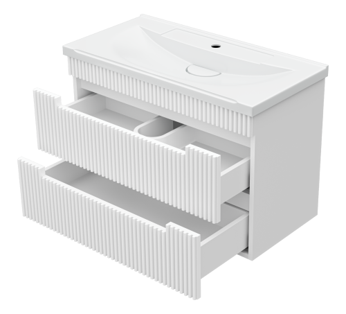 Тумба под раковину Brevita Ariana ARI-01080-0742Я 78х39х51 подвесная - фото 4