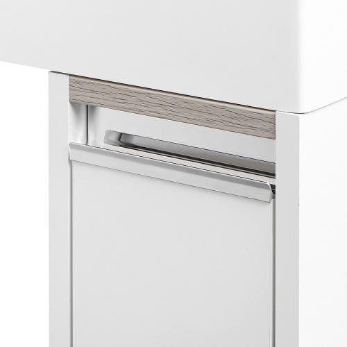 Тумба под раковину Aquaton Лондри 1A236101LH010 18х50х88 напольная цвет белый - фото 2