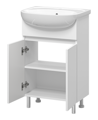 Тумба под раковину Misty Элегия Э-Эле01055-011Н 53х30х70 напольная - фото 4