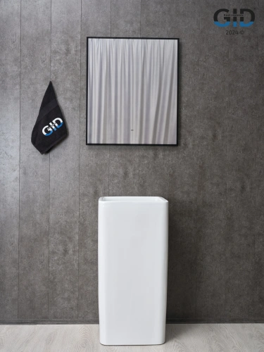 Раковина керамическая Gid Autonomo 81119 41х41 напольная цвет белый без отверстий под смеситель - фото 3