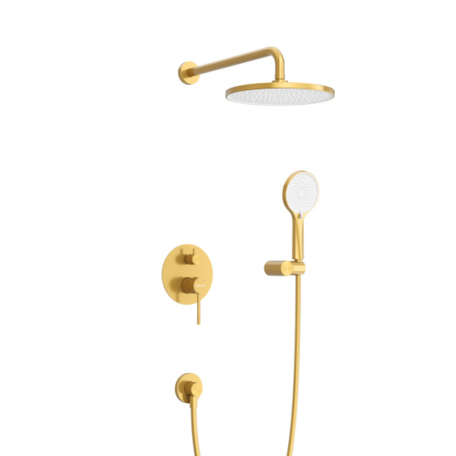 Душевая система Cezares RELAX RELAX-DSET-BORO встраиваемая цвет брашированное золото - фото 2