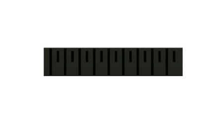 Душевой лоток PlastBrno DESIGN 6 SZA6400 45х5 черный