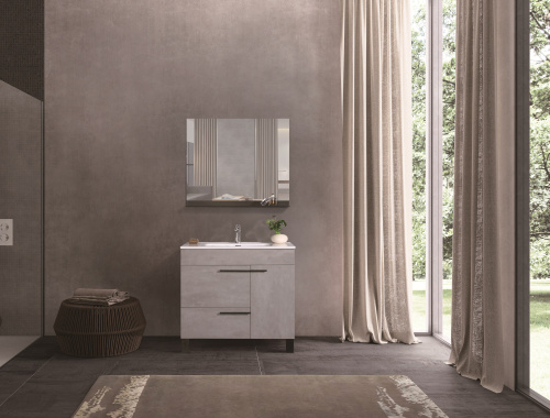 Тумба с раковиной Parly Gill Gill100 100х45,5х84 подвесная - фото 2