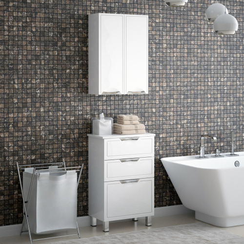 Комод Corozo Монро SD-00000781 51х30х82 напольный цвет белый - фото 3