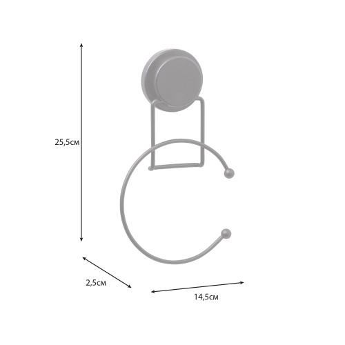 Полотенцедержатель Fixsen Magic black FX-45011 - фото 4