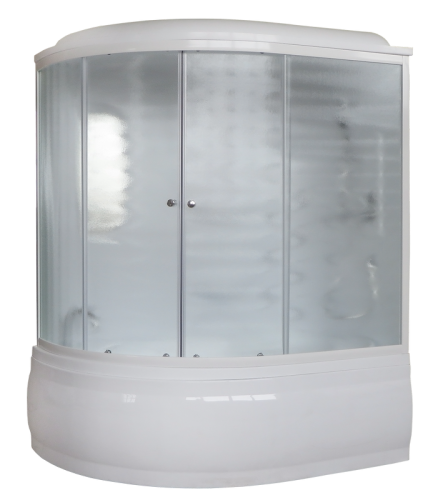 Душевой бокс Royal Bath ALP RB140ALP-C-R 140х95 асимметричная с крышей ориентация правая