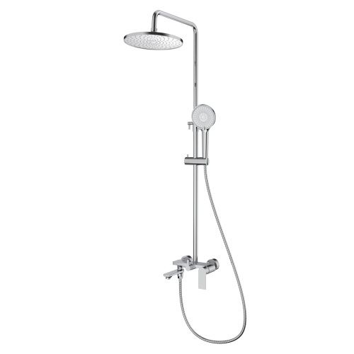 Душевая стойка Splenka S05.24 настенная цвет хром - фото 2