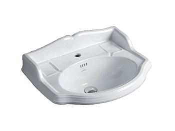 Раковина из санфаянса Simas AR 814 bia 59х46 подвесная цвет белый