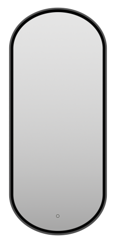 Зеркало в ванную Brevita Saturn SAT-Dro1-050-black 50х115 цвет черный - фото 2