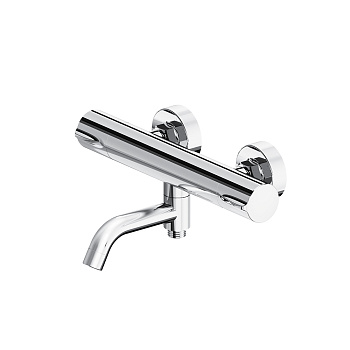 Смеситель для ванны и душа Damixa Scandinavian Pure 363000000 настенный хром с термостатом