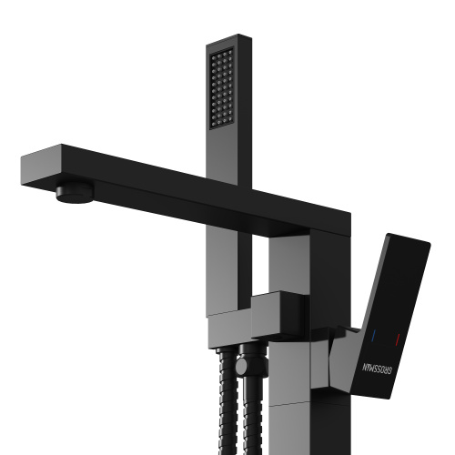 Смеситель Grossman Falcon 530.K35.08.210 напольный черный - фото 5