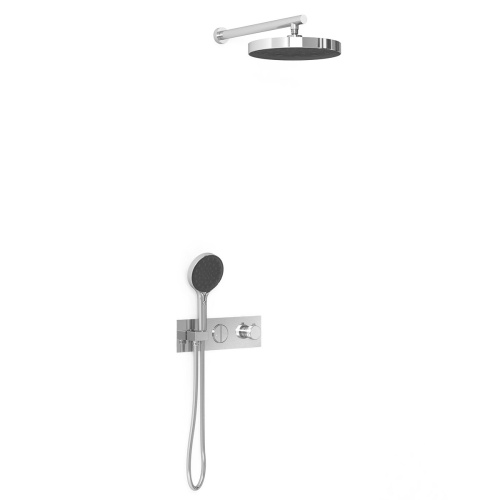 Душевая система Vincea VSFW-422TI2CH встраиваемая в стену с термостатом - фото 2