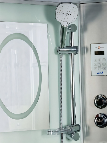 Душевая кабина WeltWasser WW500 NESSE 1004 (10000003285) 100х100 с крышей ориентация универсальная - фото 4