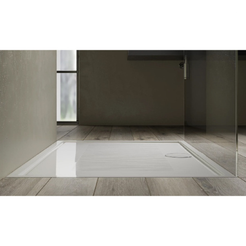 Душевой поддон Hatria LIF H3 SBY1ZX01 120х80 фаянс белый - фото 2