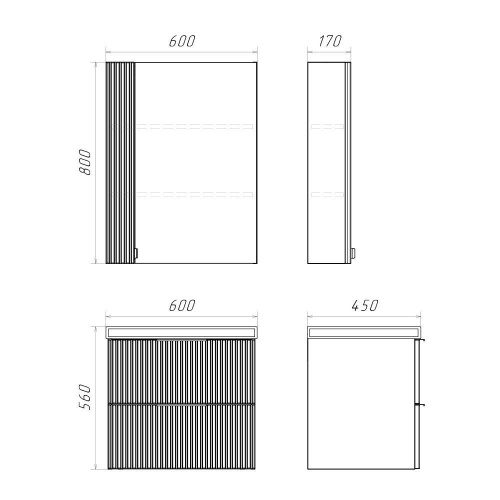 Тумба с раковиной Comforty 00-00019210CF 60х45х56 - фото 2