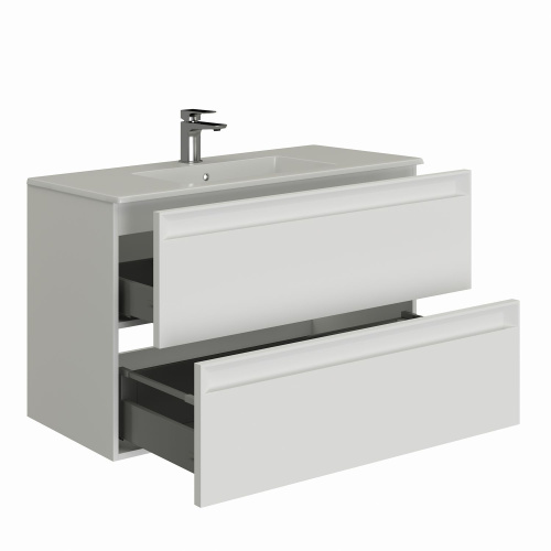 Тумба под раковину Allen Brau Eclipse 2.0 1.E1002.WM 2.0 80х46х63 подвесная цвет белый