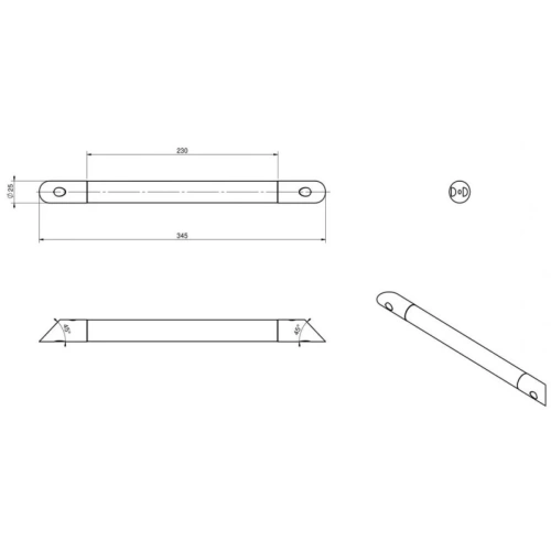 Поручень для душа Langberger Accessories 71155 - фото 4