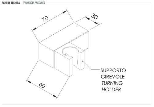 Держатель для душа Remer 339SSVO латунь состаренная - фото 2