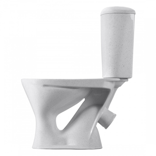 Унитаз-компакт напольный с бачком Santeri Версия 1P4015S0100BF белый с сиденьем каскадный смыв - фото 4
