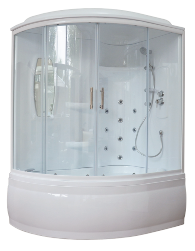 Душевой бокс Royal Bath ALP RB140ALP-T-R 140х95 асимметричная с крышей ориентация правая