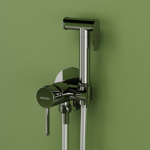 Гигиенический душ со смесителем Sancos Start SC1001CH хром - фото 5