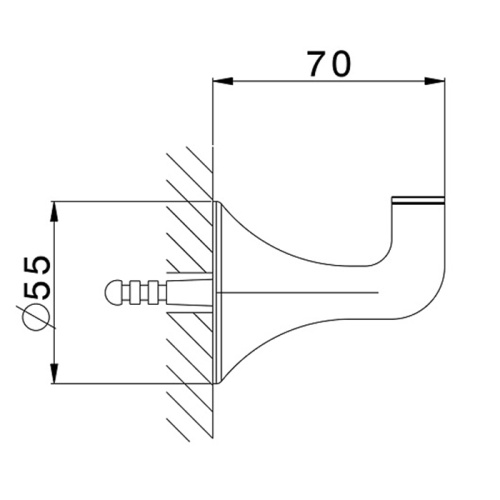 Крючок Cisal Vita VI09071021 - фото 2