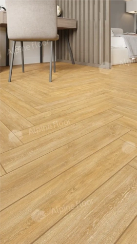 Ламинат Alpine Floor Herringbone 12 Pro New LF106-04 Дуб Тулуза толщина 1.2 см 34 класс 606х101 - фото 5