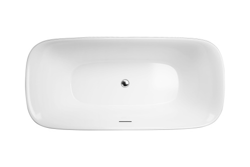 Ванна акриловая BelBagno BB400-1700-800 170х80 отдельностоящая овальная с ножками - фото 2